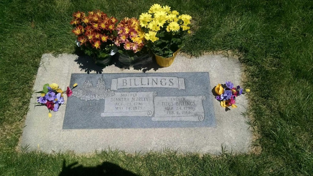 Titus and Diantha grave 2016
